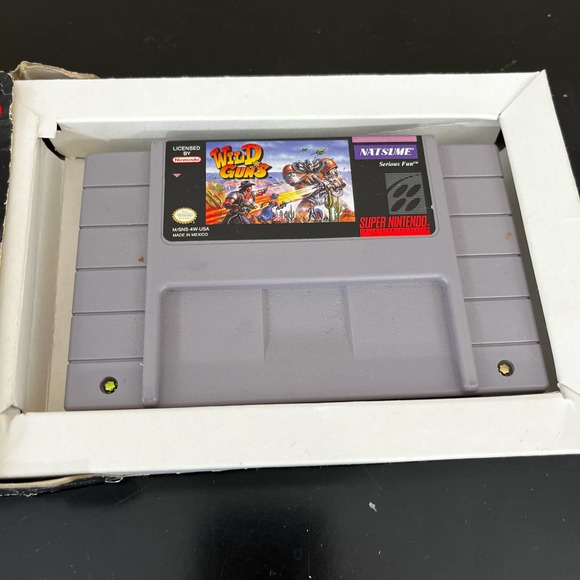 Wild Guns Natsume SNES Game and Box Only - Picture 10 of 10